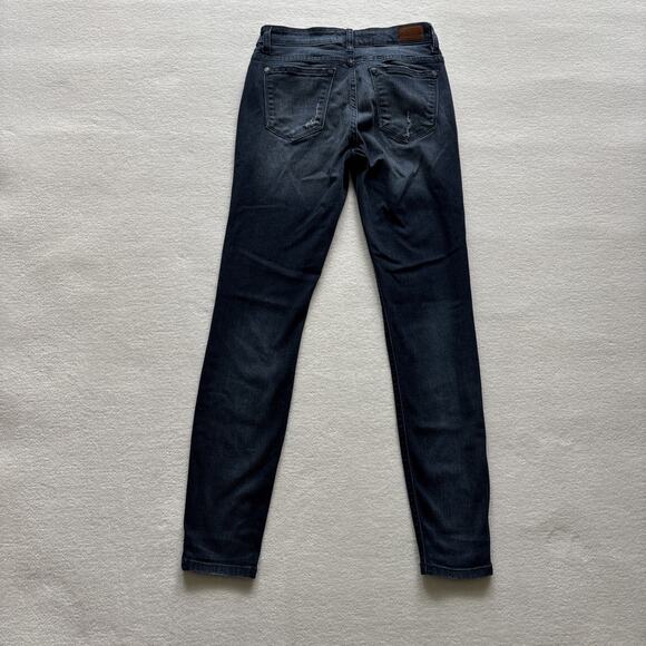 Judy Blue Jeans Women 7 / 28 Skinny Fit Denim Dark Wash Style JB8248SSDK - Picture 10 of 12